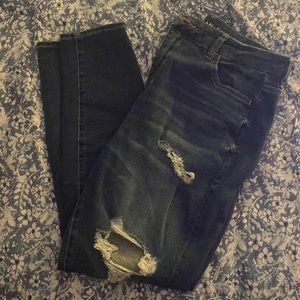 American Eagle The Dream Jean High Wasted Ripped Jeggings